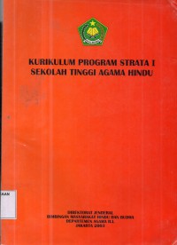 Image of Kurikulum Program Strata I Sekolah Tinggi Agama Hindu